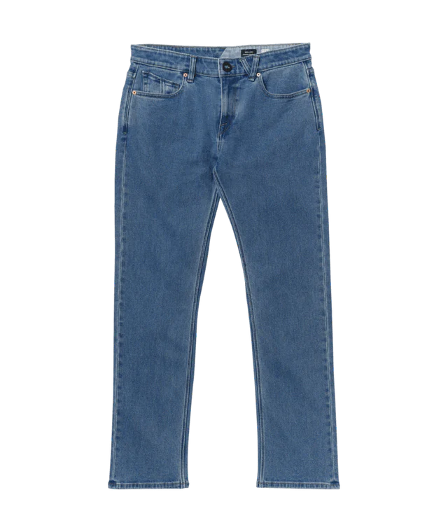 Volcom Solver Denim Jeans - Deep River Blues