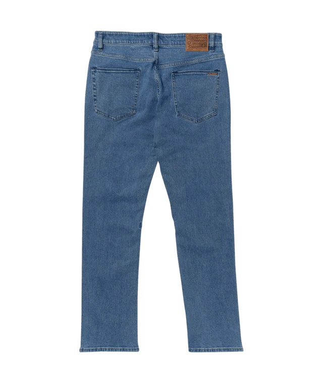 Volcom Solver Denim Jeans - Deep River Blues