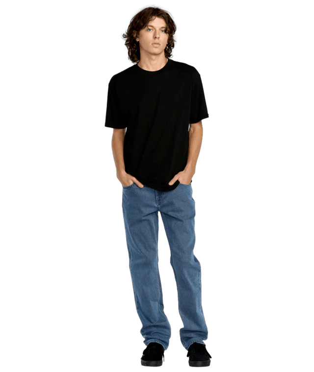 Volcom Solver Denim Jeans - Deep River Blues