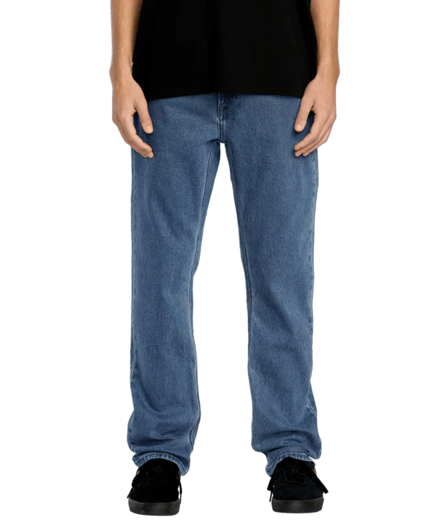 Volcom Solver Denim Jeans - Deep River Blues