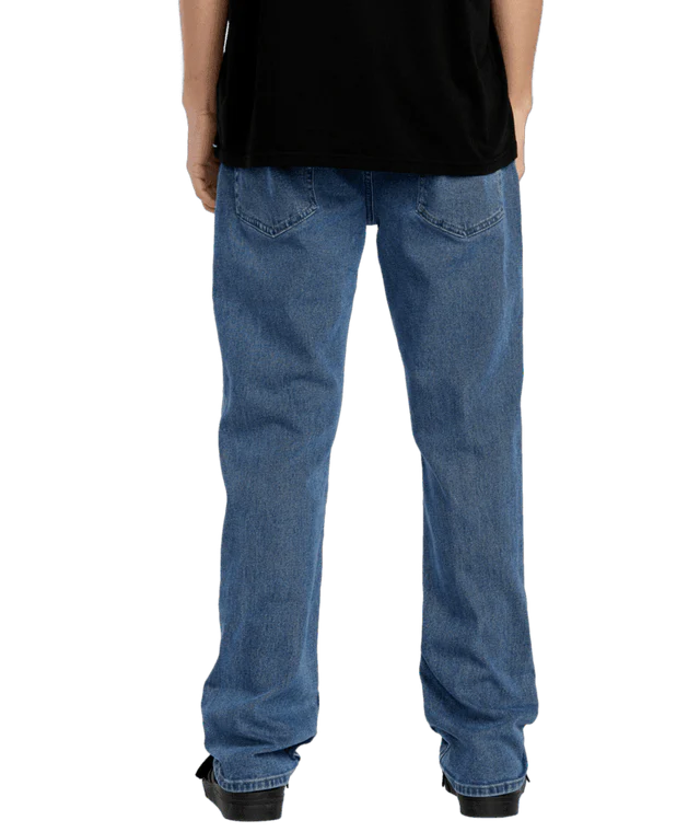 Volcom Solver Denim Jeans - Deep River Blues