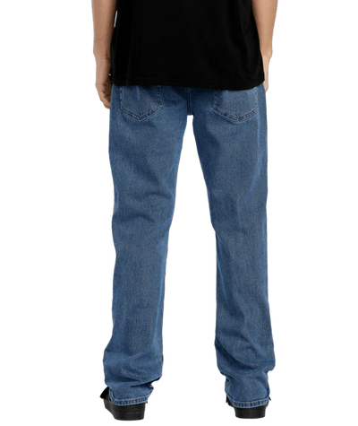 Volcom Solver Denim Jeans - Deep River Blues