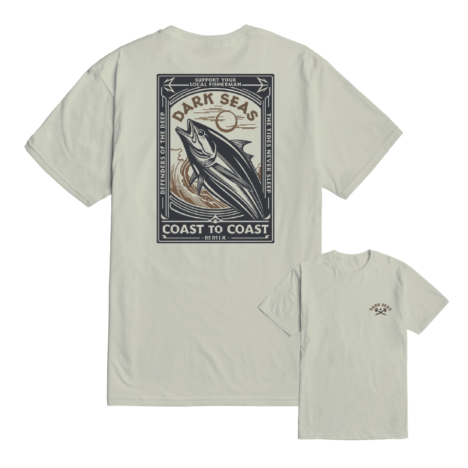 Dark Seas Never Sleep Tee - Cream