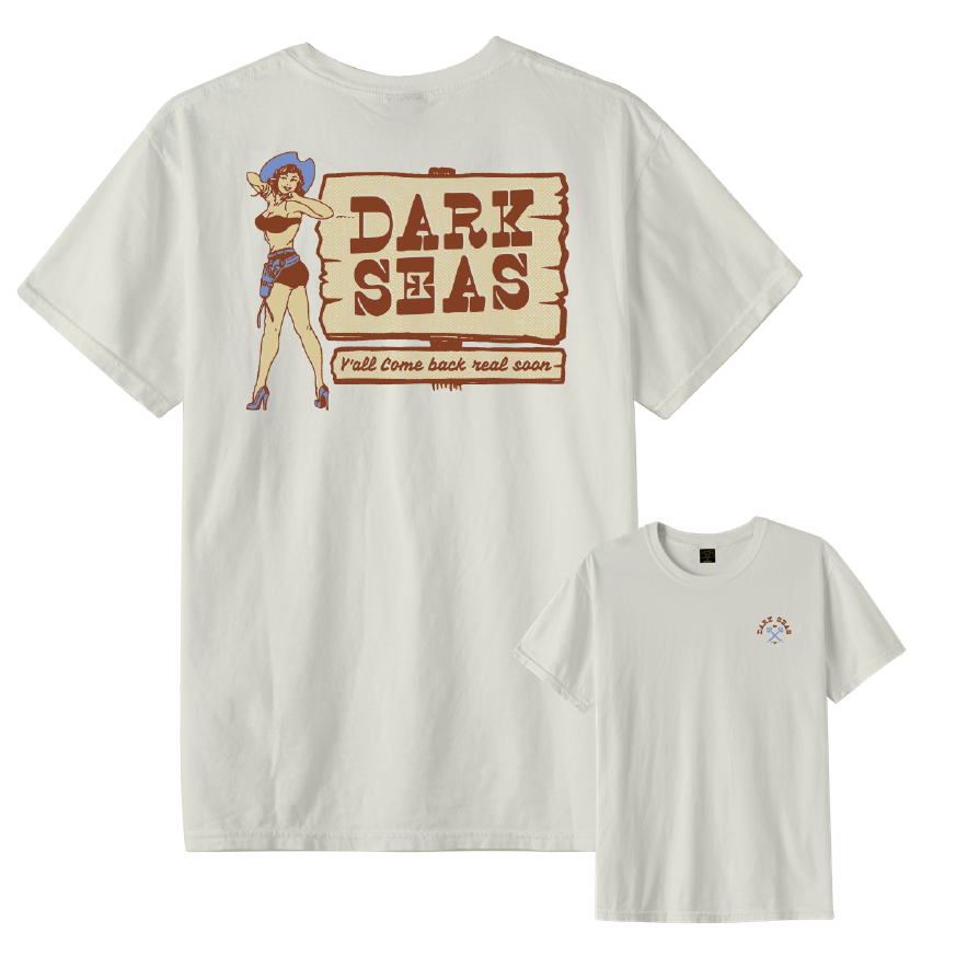 Dark Seas Howdy Tee - Antique White