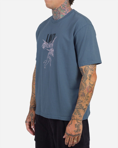 Lost Cherub Boxy Tee Imperial Blue