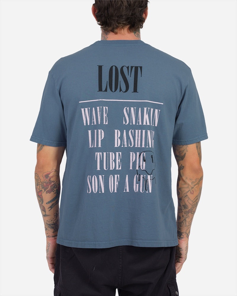 Lost Cherub Boxy Tee Imperial Blue