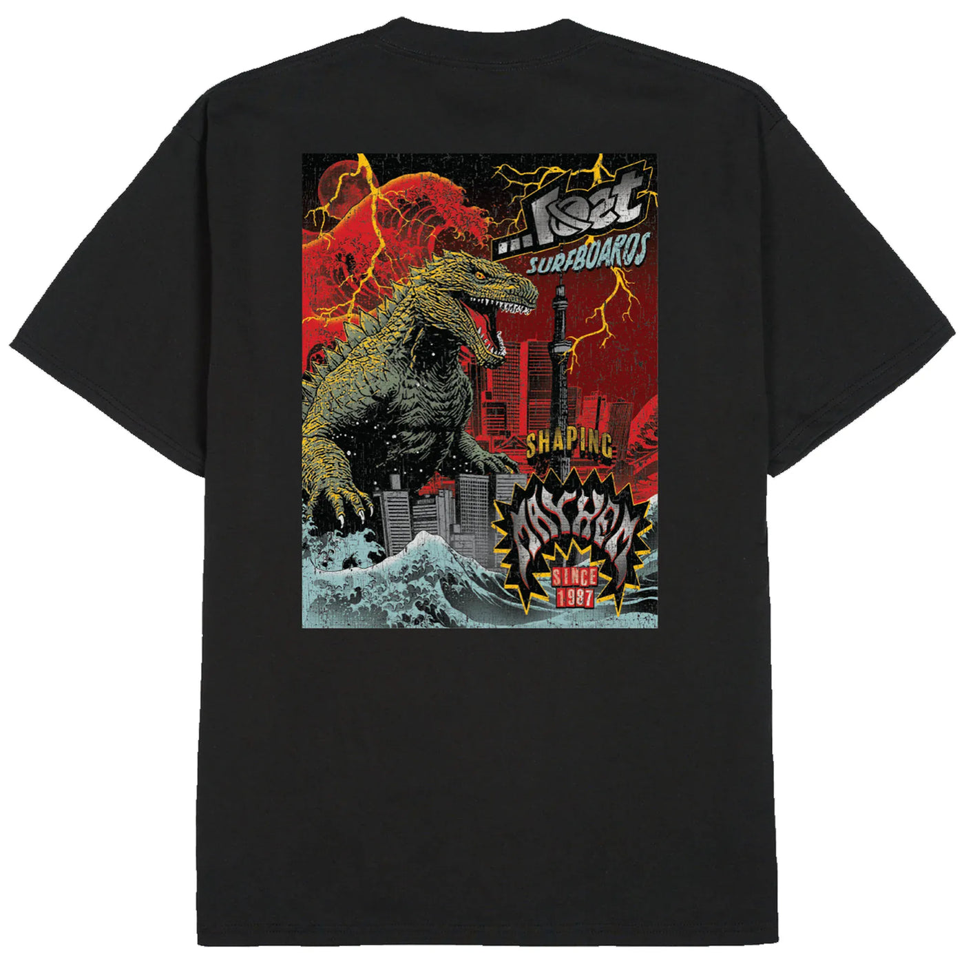 Lost Big Zilla Tee - Vintage Black – Waterboyz