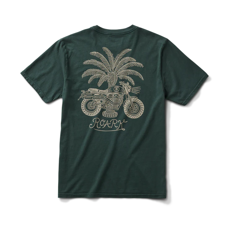 Roark Moto S/S Tee - Dark Forest