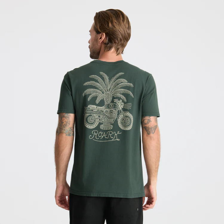 Roark Moto S/S Tee - Dark Forest