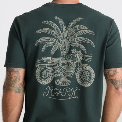 Roark Moto S/S Tee - Dark Forest