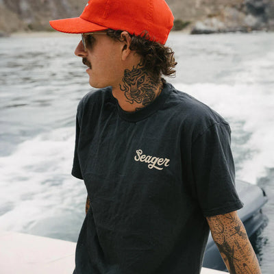 Seager Russ Tee Vintage Black