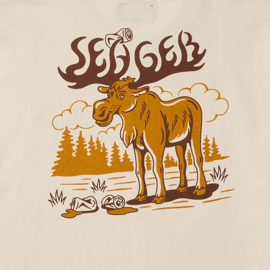 Seager Tipsy Moose Tee Vintage White