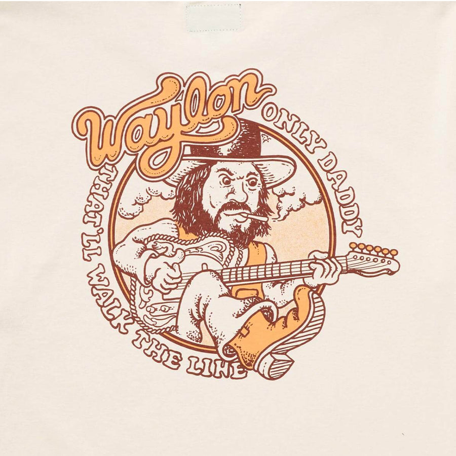 Seager x Waylon Walk The Line Tee - Vintage White