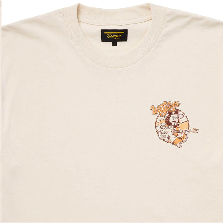 Seager x Waylon Walk The Line Tee - Vintage White
