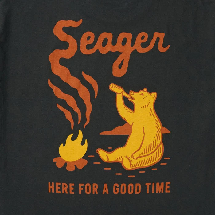 Seager Smokey Tee - Coal