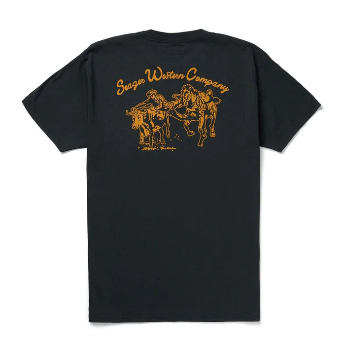 Seager Los Rios Tee - Vintage Black