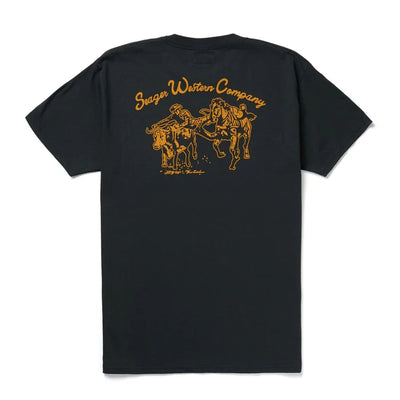Seager Los Rios Tee - Vintage Black