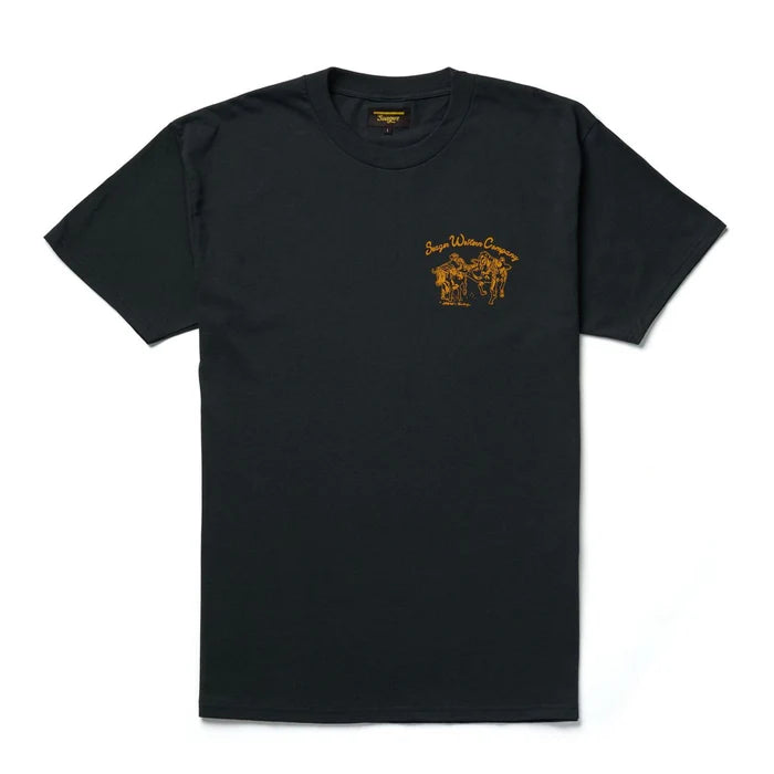 Seager Los Rios Tee - Vintage Black