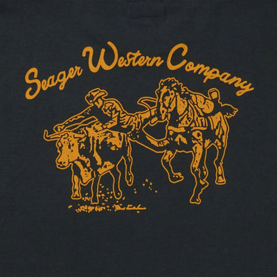 Seager Los Rios Tee - Vintage Black