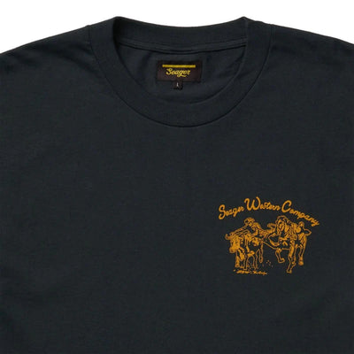 Seager Los Rios Tee - Vintage Black