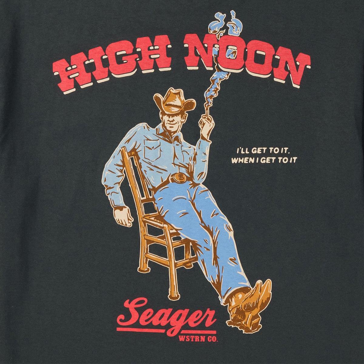 Seager High Noon Tee -  Vintage Black