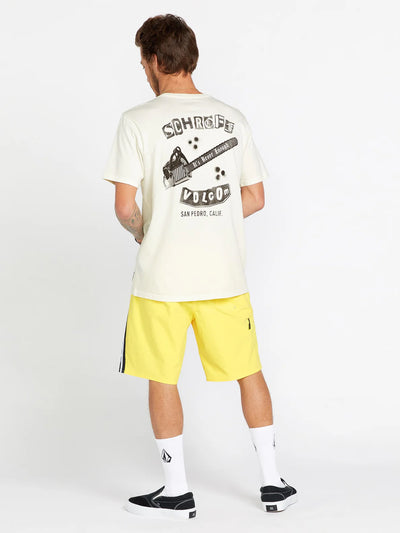 Volcom X Schroff Chainshaw Tshirt Off White