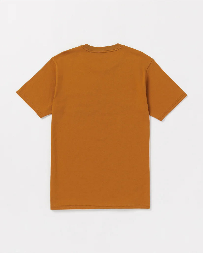 Volcom Pocket Label Chestnut Brown S/S T