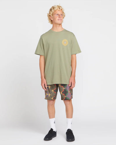 Volcome Easy Orbit Green Tea S/S T-shirt