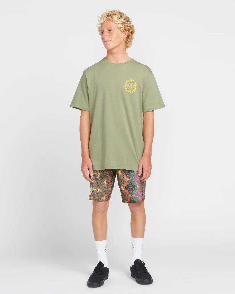 Volcome Easy Orbit Green Tea S/S T-shirt