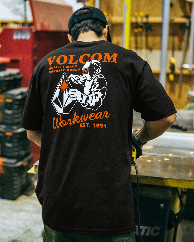 Volcom Workwear Welder S/S Black