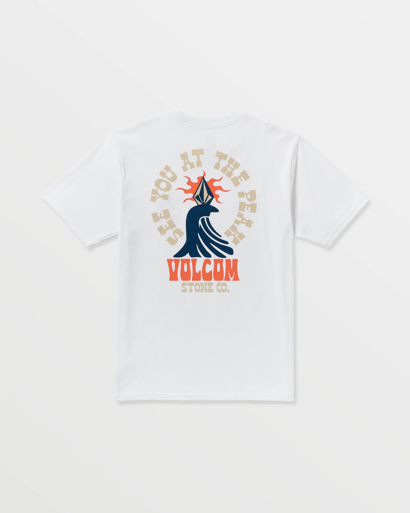 Volcom Peak a Boo S/S Tee - White