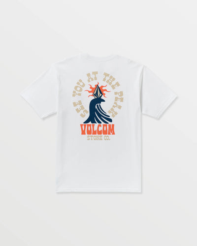 Volcom Peak a Boo S/S Tee - White