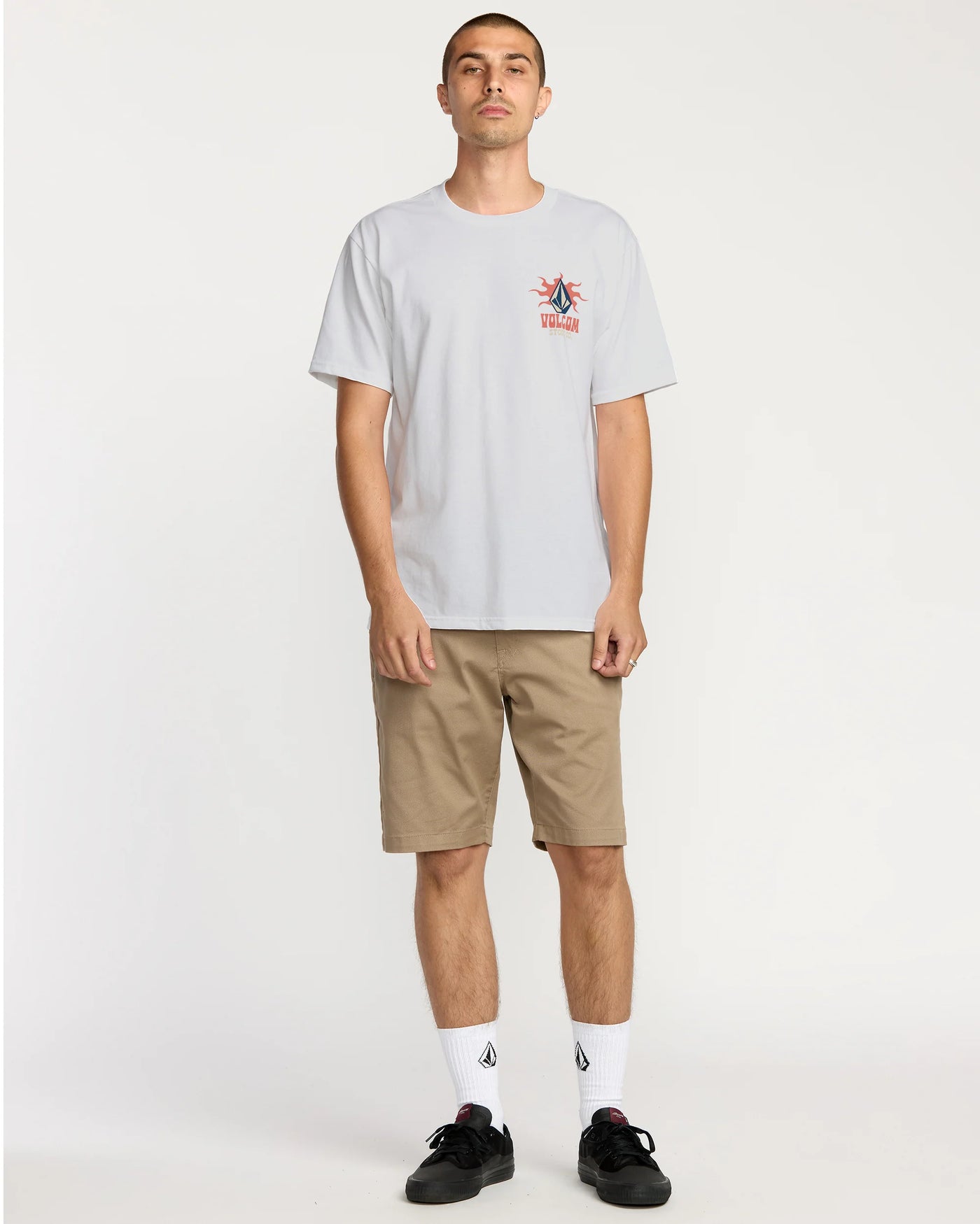 Volcom Peak a Boo S/S Tee - White