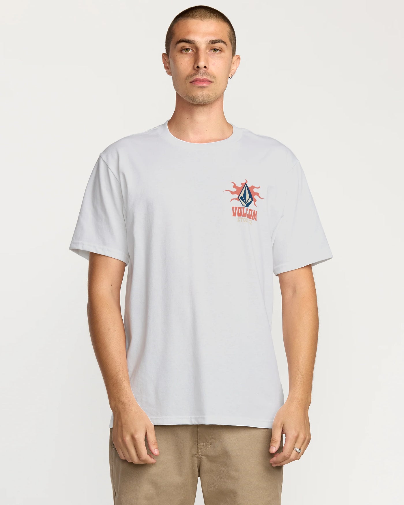 Volcom Peak a Boo S/S Tee - White