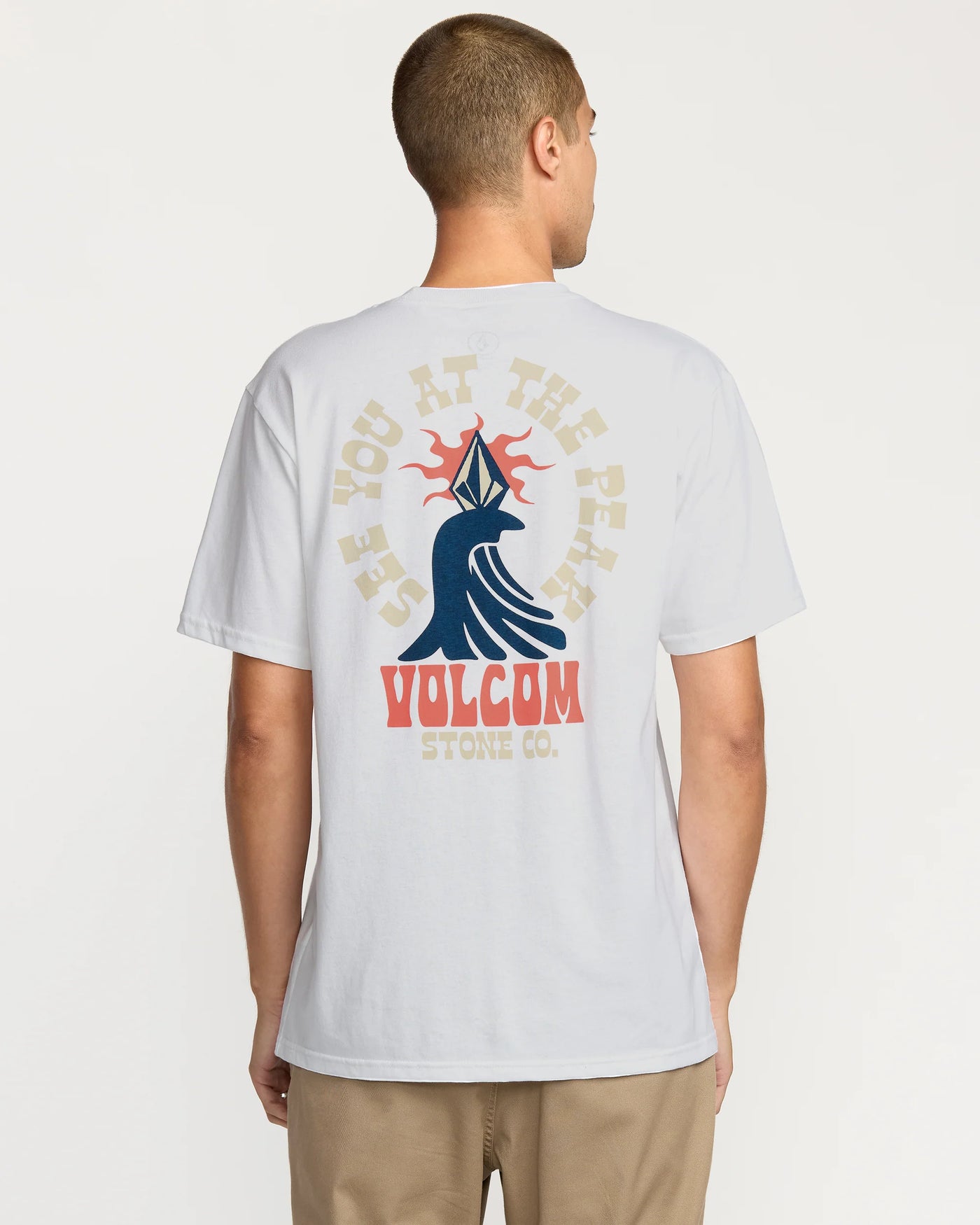 Volcom Peak a Boo S/S Tee - White