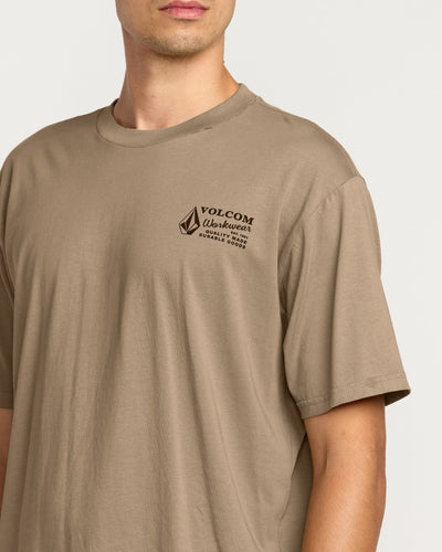 Volcom Workwear S/S Tee - Brindle