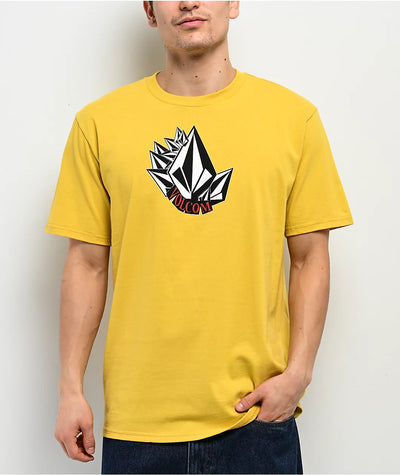 Volcom SHMOOT S/S T-shirt - Dark yellow
