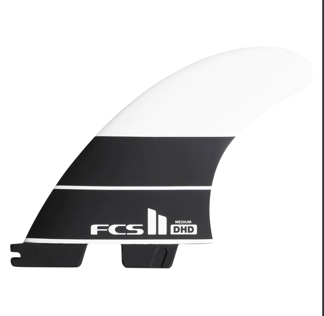 FCS II DHD PC Tri Fin Set Black/White – Waterboyz