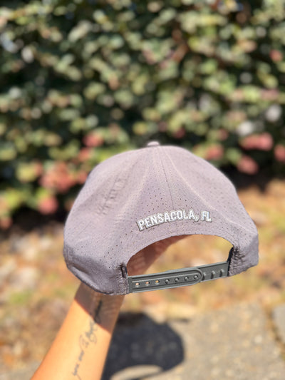 WBZ FL Flag Patch Charcoal Adjustable Hat