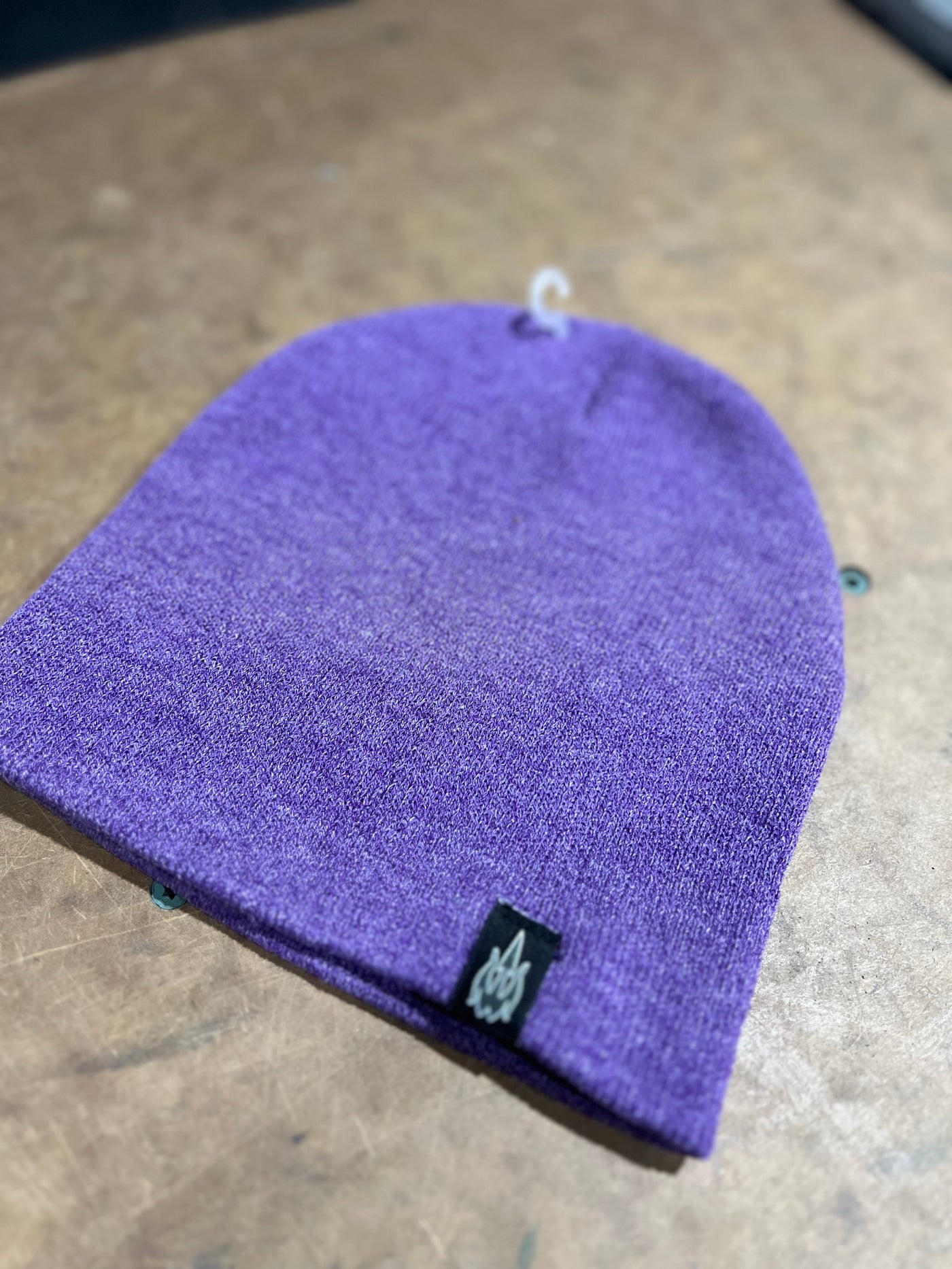 WBZ 8" Sport Beanie Heather Purple