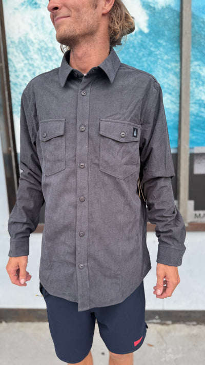 WBZ Tazi Flannel - Charcoal