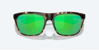 Costa Cheeca Matte Tortoise Green Mirror 580P Polarized Sunglasses