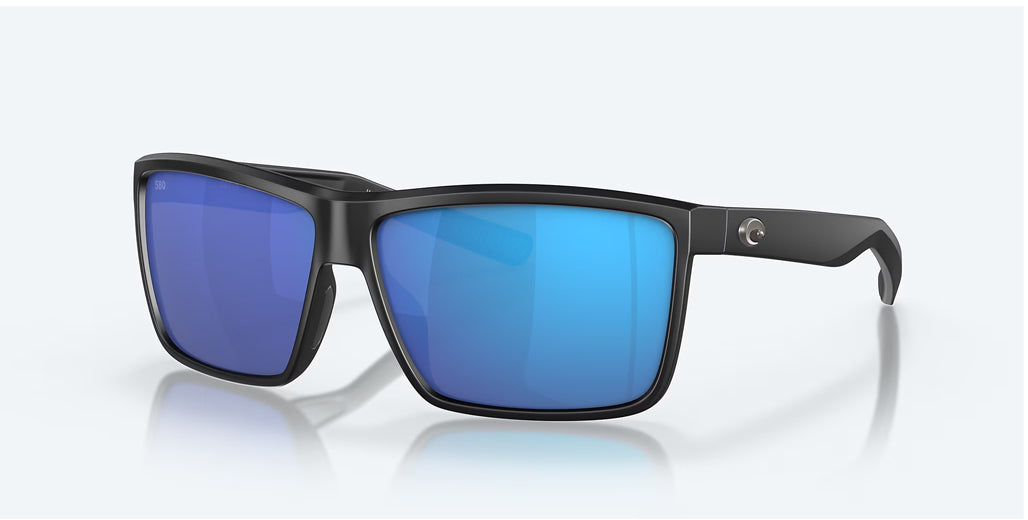 Costa Rinconcito Matte Black Blue Mirror 580G Polarized Sunglasses