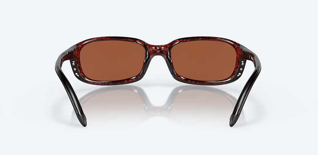 Costa Brine Tortoise Green Mirror 580G Polarized Sunglasses