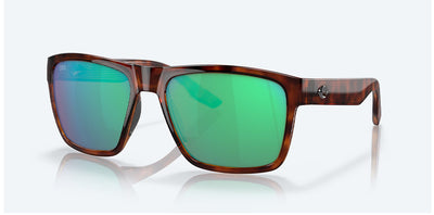 Costa Paunch XL Tortoise Green Mirror 580G Polarized Sunglasses