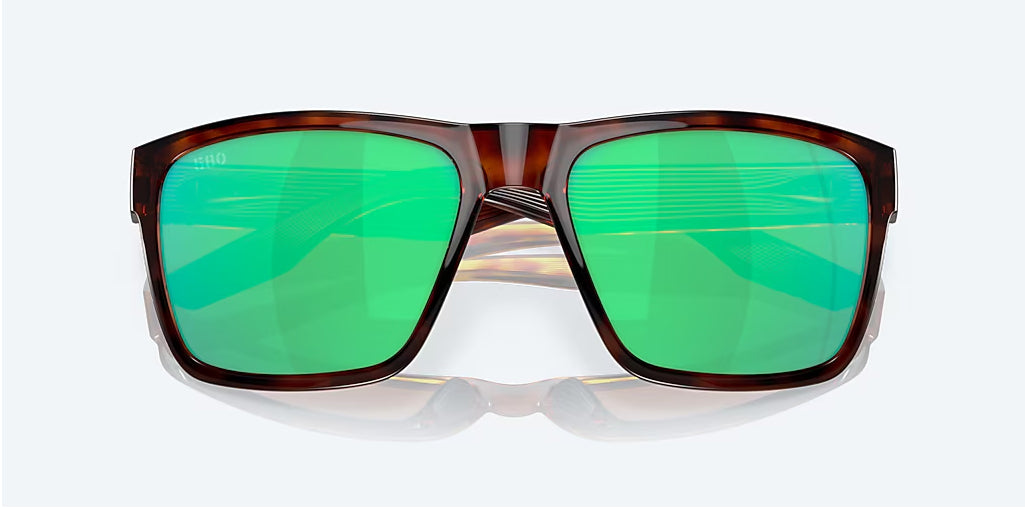 Costa Paunch XL Tortoise Green Mirror 580G Polarized Sunglasses