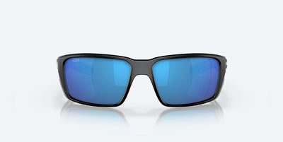 Costa Fantail Pro Matte Black Blue Mirror 580G Polarized Sunglasses