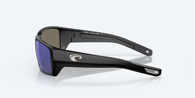 Costa Fantail Pro Matte Black Blue Mirror 580G Polarized Sunglasses