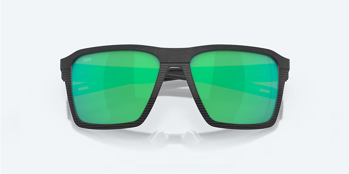 Costa Antille Net Black Green Mirror 580G Polarized Sunglasses