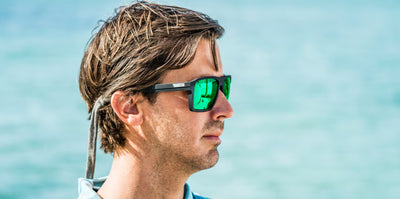 Costa Antille Net Black Green Mirror 580G Polarized Sunglasses